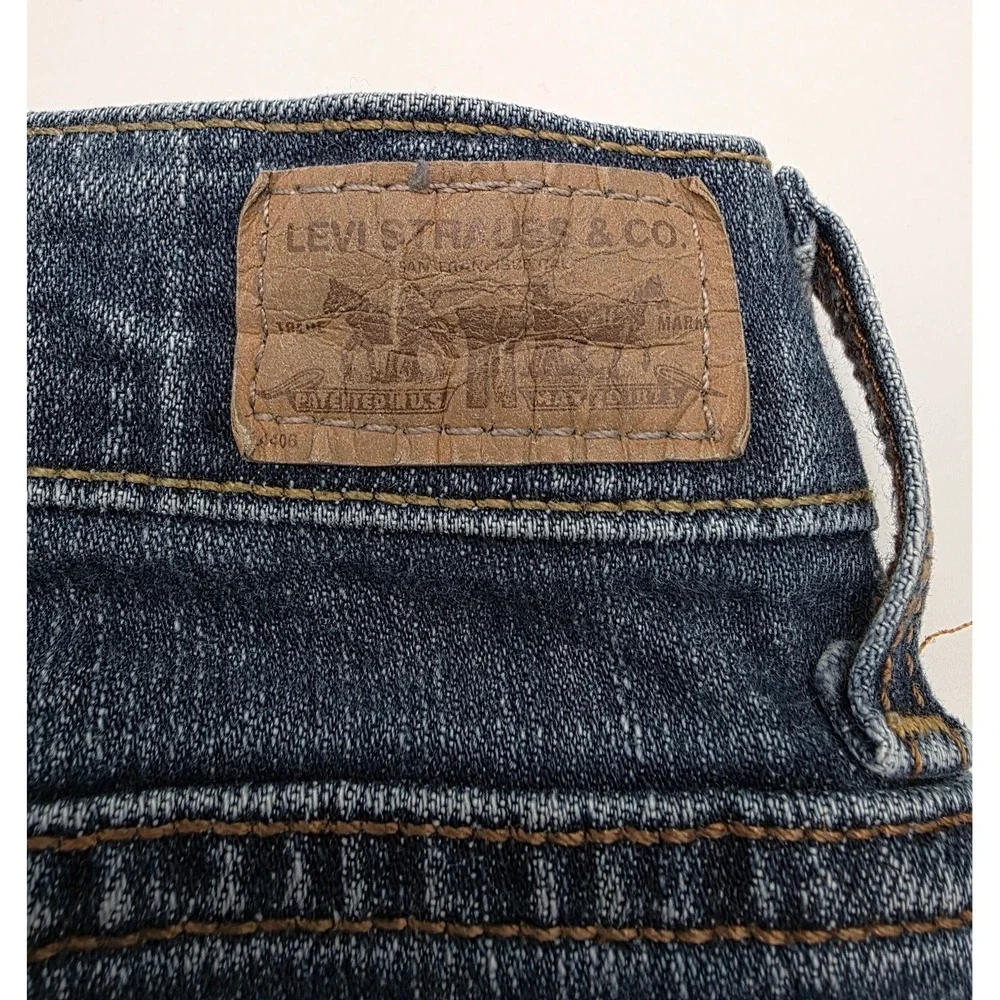 Levi's 515 Medium Wash Women's Stretch Denim Bootcut Jeans Western 32